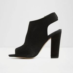 ALDO DIRASSA BLOCK HEEL SLINGBACK SANDALS